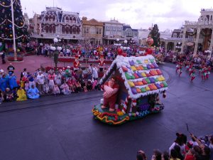 Christmas parade Magic Kingdom